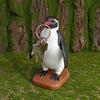 Penguin Statue Key Holder Organizer Kitchen Tabletop Tool Animal Figurine Collectible