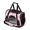 Foldable Cat Bags Soft-Sided Portable Dog Carrier Mesh Breathable Carrier Bags Foldable Cats Handbag Travel Pet Bag Transport Bag