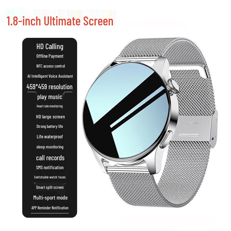 Умные часы Watch8: Новый многофункциональный Bluetooth, водонепроницаемый, NFC-оплата, спорт, музыка T05.