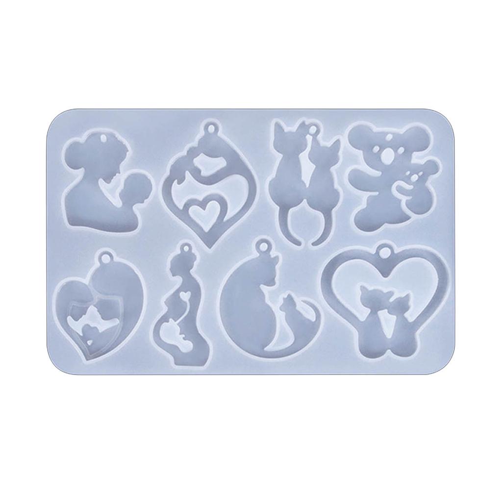 Силиконовая форма для серег, форма для эпоксидной смолы, инструменты для литья ювелирных изделий, формы для ушных украшений для DIY серег-подвесок