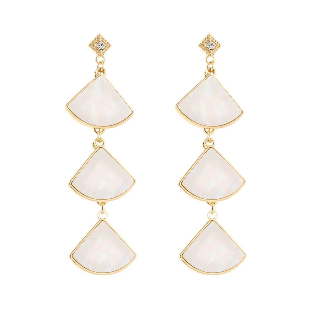 Длинные серьги из серебра 925 пробы в форме веера с ракушкой: Трендовые японские и корейские стили знаменитостей, универсальные подвески