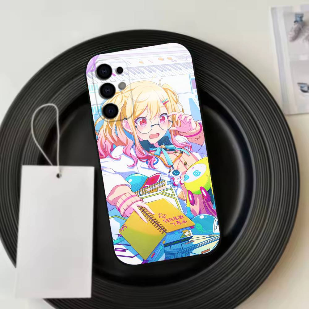 Tenma Saki Phone Case Black Silicone Soft For Samsung S25,S24,S21,S22,S23,S30,Ultra,S20,Plus,Fe,Lite