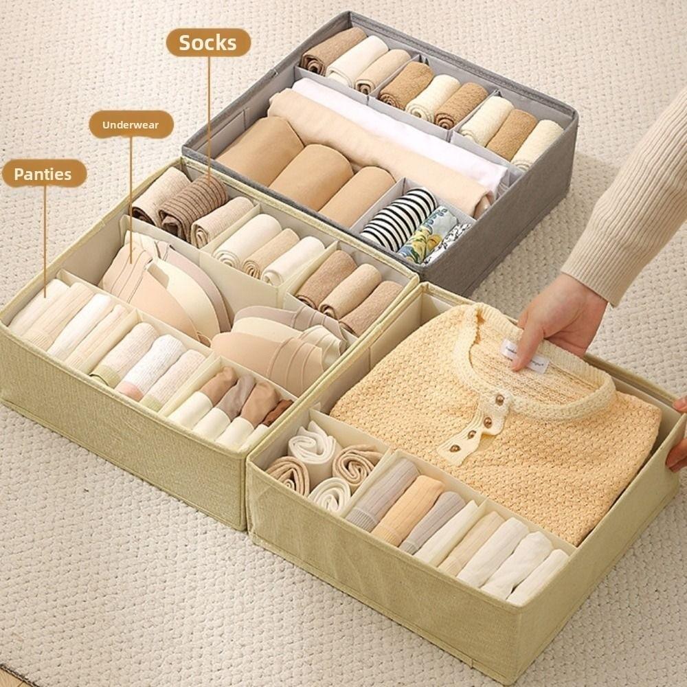 Dustproof Bra Storage Case Foldable Wardrobe Socks Organizer Convenient Underwear Storage Box Home