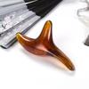 1pc Amber Resin Wax Triangle Foot Feet Massager Gua Sha Acupuncture Massager Acupoint Stick Shiatsu Tool Health Care