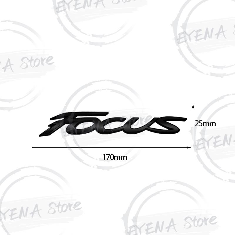 qdjfz10 For Ford Focus Fusion Logo ST Line MK2 MK3 MK4 Lettering Metal Badge Stickers Car Rear Trunk Body Emblem Auto Accessories