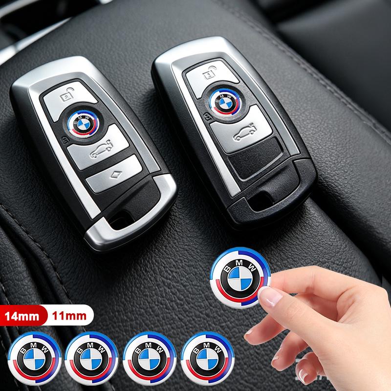 BBKP7 11мм 14мм 5/10шт Наклейка-эмблема на ключ от автомобиля Для BMW 50-летие M Power I3 G08 F15 F16 G20 E34 F94 F95 G30 G11 G12 E36