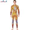 3mm Full-Body Neoprene Wetsuit Men Women Camo Diving Surfing Snorkeling Water Sports Thermal Protection