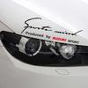 Sports Mind Letters Car Hood Bonnet Headlight Decals Sticker Decor for Suzuki