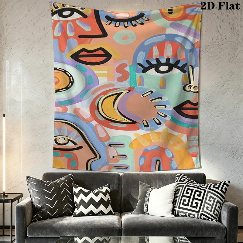 Abstract Art Pattern Home Decor Tapestry, Wall Hanging, Decorative RV Wall Cloth.MGT0918154