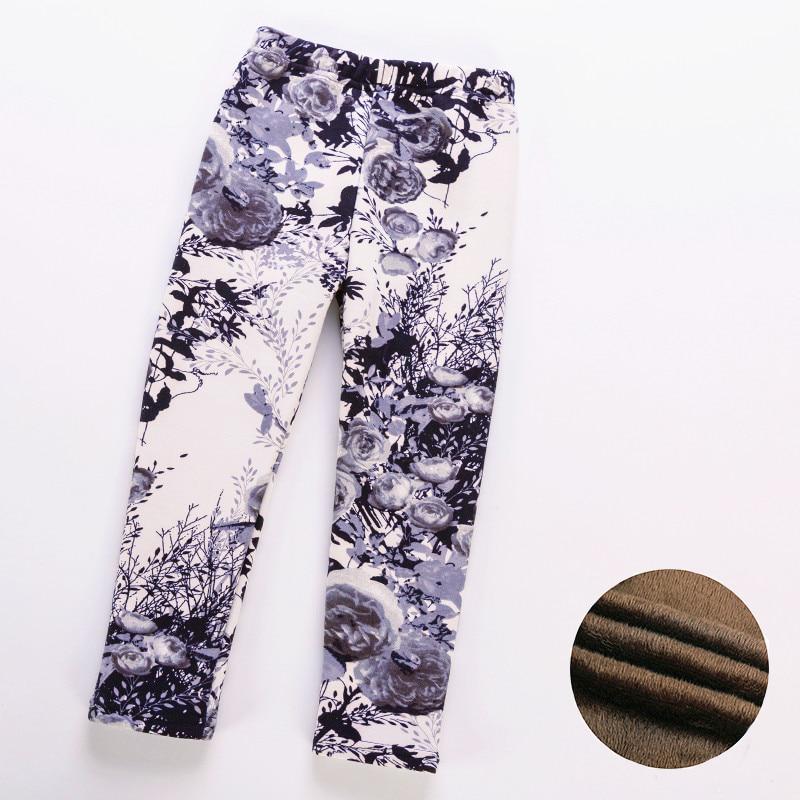 Kids Thicken Girls Leggings Autumn Winter Plus Velvet Trousers Girls Boys Pants Children's Clothing