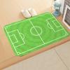 VIKAMA Football Pitch Doormat Stain-Resistant & Non-Slip Entrance Hallway Mat Bedroom Entrance Rug Bedside Carpet Home Decor