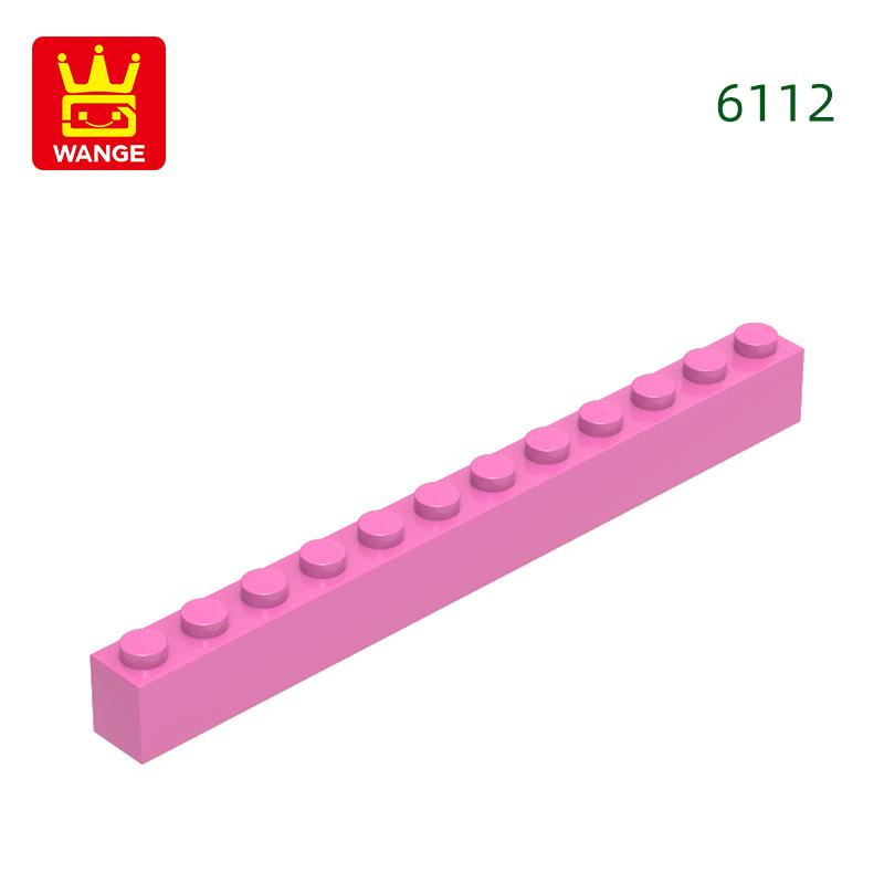 Нетоксичный 22 шт./лот 6112 1x12 Высокий 12-отверстий Строительный блок Moc Цветные Аксессуары Совместимые с Кирпичом Diy Детская игрушка Сборка Подарок