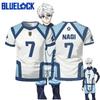 Популярная футболка Blue Lock Наги Сэйсиро Косплей Аниме 3D Печать Детская Летняя 2025 Новая Мужская Женская Спортивная Футбольная