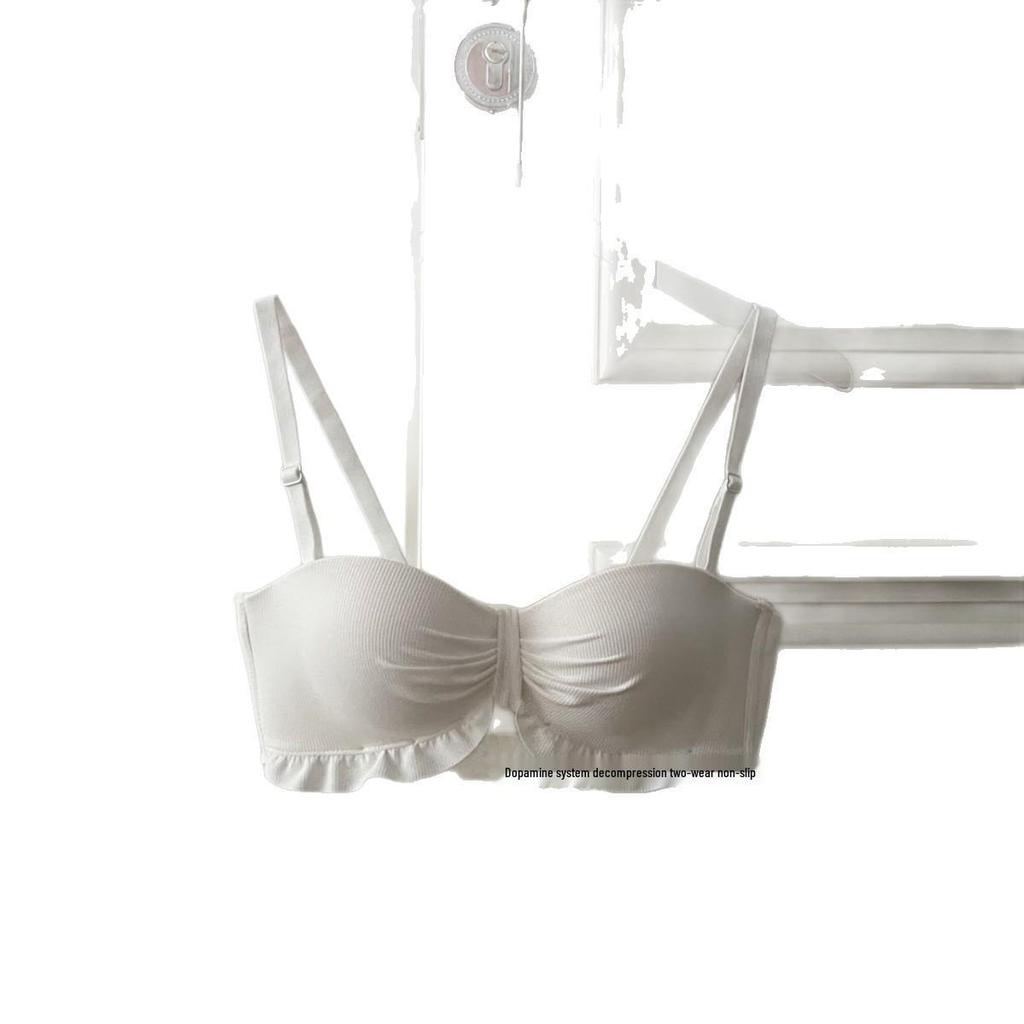 Lace Half-Cup Push-Up Bra with Side Support for Small Busts