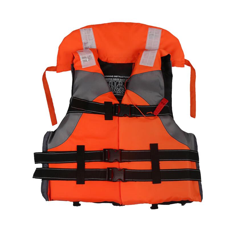 OLOMM Adult Life Vest with Whistle and Crotch Strap