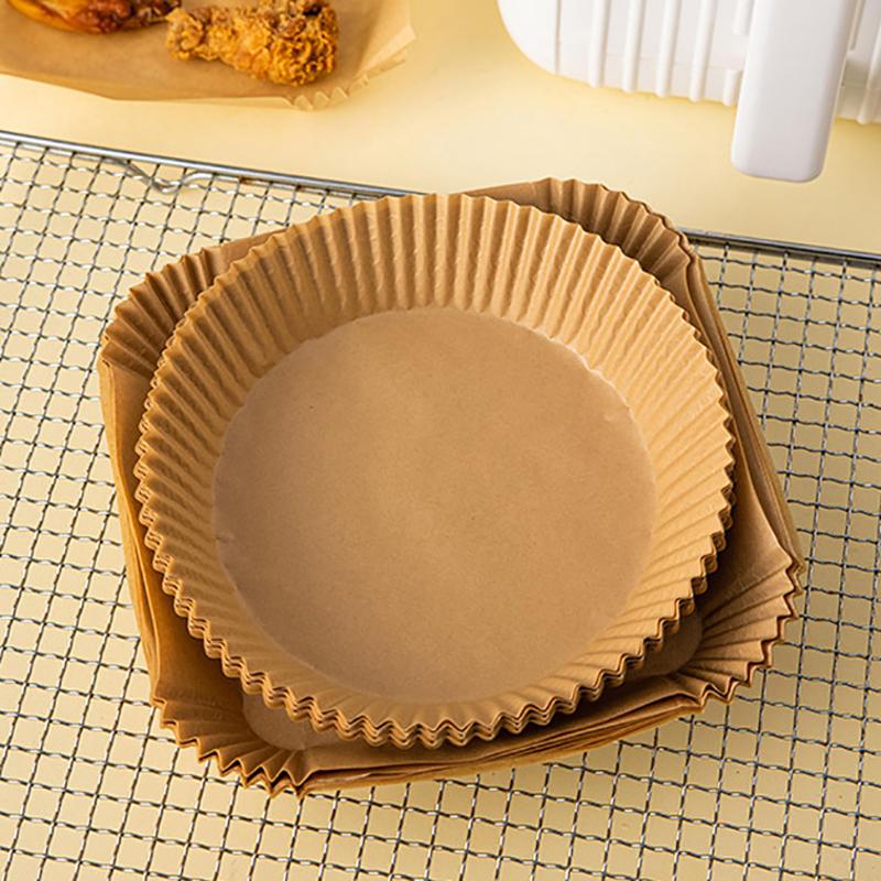 Кухонная фритюрница, бумажная бумага для запекания, маслопоглощающая бумага, аксессуары для фритюрницы, одноразовые