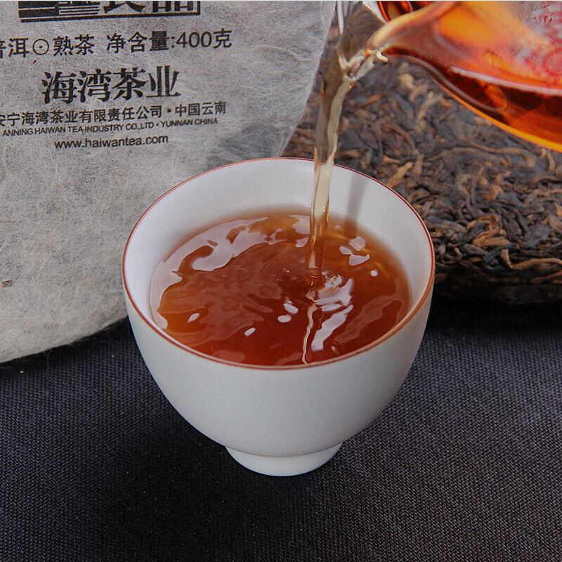 Чай Юньнань Пуэр Liangpin Series 2017 Haiwan Old Comrade Lianggong Ripe Tea 400г