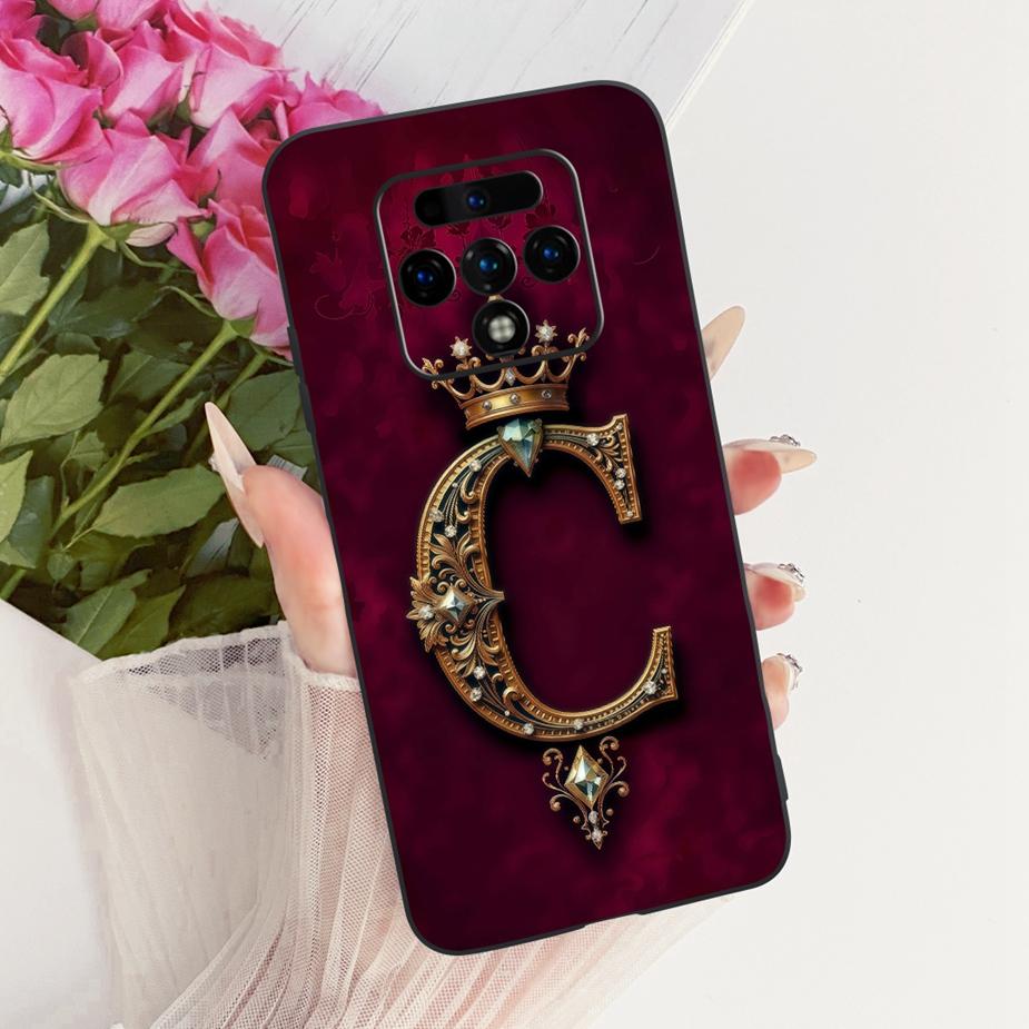 Чехол для Tecno Camon 16 Premier CE9 CD6j Роскошный чехол с буквами-коронами Мягкий ТПУ чехол для телефона Tecno Camon 16 Pro Camon16 CE7