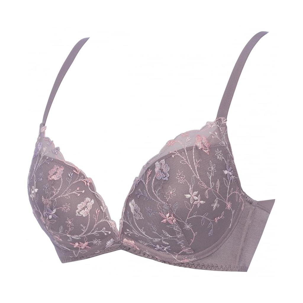 AMOSTYLE Dream Bra Slimline Love Blossoms M021 C75 Размер Без косточек (фиолетовый)
