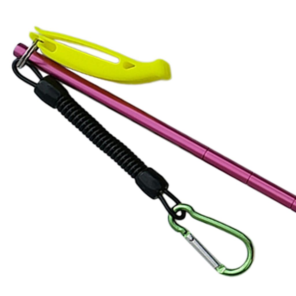 34cm Aluminum Underwater Diving Pointer With Spiral Cable