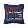 Hawk Tuah 24 Spit On That Thang Square Pillow Cases Cushion Covers Zipper Decorative Throw Pillow Case Cover for Seat 40x40cm