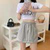 Fake Two Sports Shorts Women's Summer High-waisted Design Sense of Anti-slip A-line Short Culottes