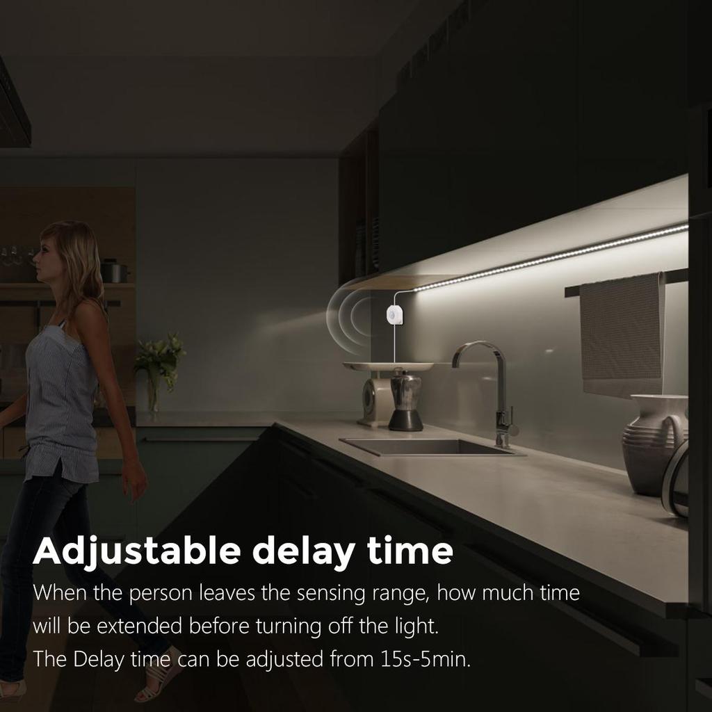 Светодиодная подсветка под шкафом. Светодиодная лента 5050. Светодиодная лампа с беспроводным ИК-датчиком движения. 12 В постоянного тока. Кухонная лестница, шкаф. Боковая подсветка кровати с вилкой европейского стандарта.