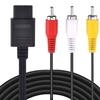 1Pcs N64 Snes Gamecube 6Ft Rca Av Tv Audio Video Stereo Cable Cord