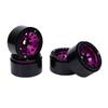 4pcs 1.9 Inch RC Wheel Hub RC Accessories Aluminum Alloy Wheel Hub for 1 10 RC Crawler Car Purple