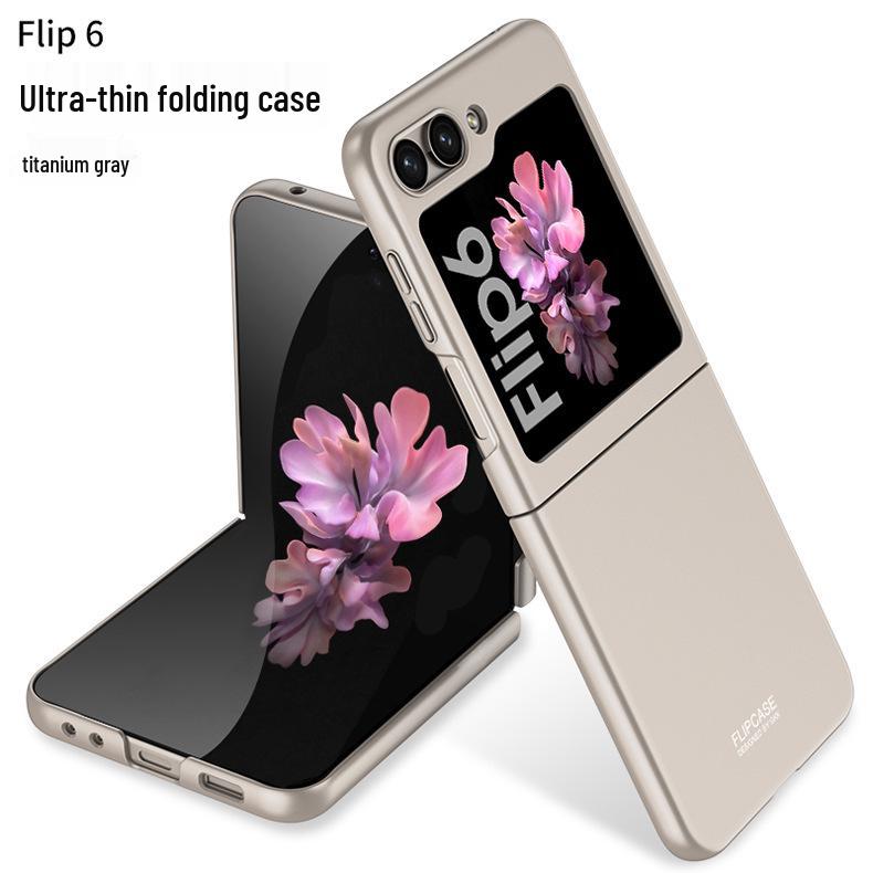 Ультратонкий матовый чехол-бампер Samsung Z Flip 6 однотонный