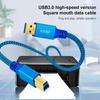 1 м кабель для подключения USB-A 3.0 (папа) к USB Type-B (папа) для принтера/бокса для жесткого диска