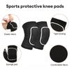 1 пара танцевальных наколенников для волейбола, йоги, женщин, детей, мужчин, подтяжка коленной чашечки, поддержка наколенников из ЭВА, фитнес-спортивная защита, рабочая экипировка