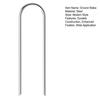 50/100Pcs U-shaped Ground Stake Anti-Rust Garden Pile Easy Installation Reusable Multipurpose Garden Landscape Piles