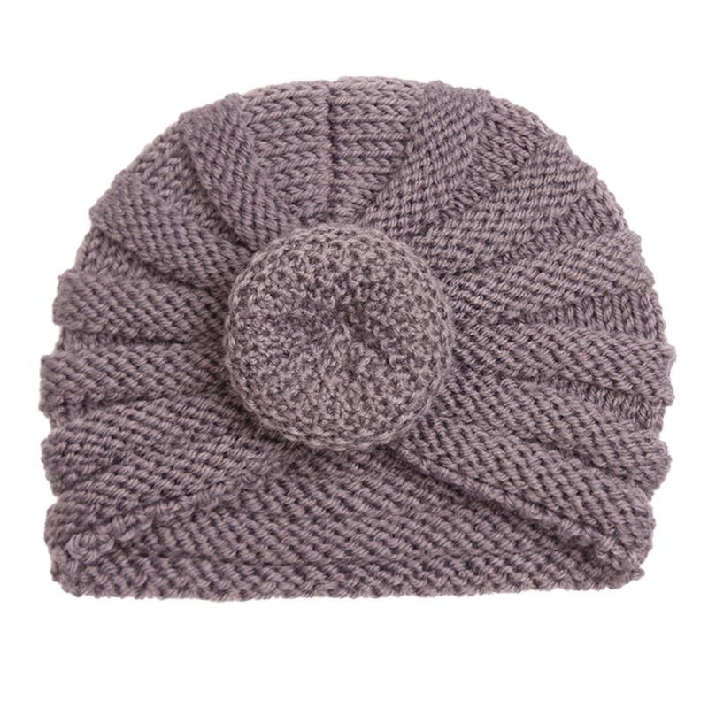 New Baby Donut Wool Hat In Autumn and Winter, Children's Warm Wool Pullover Hat, Baby Hat