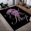 Meryl Streep Flannel Printed Carpet, Home Sofa Decoration for Living Room & Bedroom, Non‑Slip Play Flannel Floor Mat for Game Room