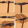 1CM No Hole Knot Women Belt Circular Buckle Cowskin Real Genuine Leather Belt Decoration Thin Strap Female Belts Cummerbunds