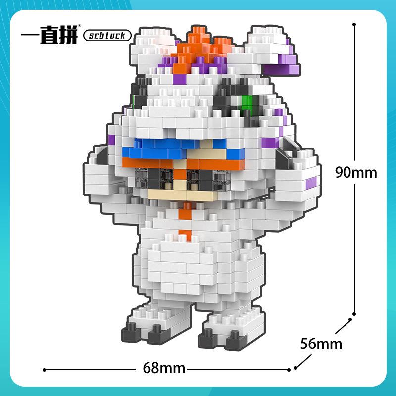 Digital Monster Agumon Gabumon Mini Building Blocks Piyomon Greymon DIY Micro Brick Tentomon Gomamon Figures Toys For Kids Gift
