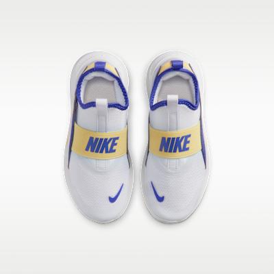 Kids' Sneakers Nike Flex Runner 4 SE Football Grey Lapis Soft Yellow (PS)