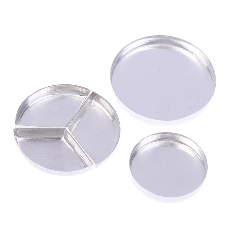 10Pcs Empty Metal Tin Palette Pans Round Metal Pans Cosmetic Eyeshadow Pans For Eyeshadow Palette Magnetic Makeup Palette