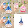 Adorable Plush Buddha And Guanyin Bubble Blowing Keychain Cute Cartoon Accessory