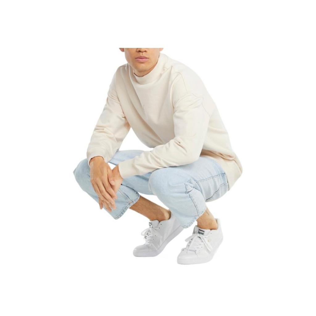 Puma Casual Print Half-Zip Long Sleeve Sweatshirt Men Tops White 533102-99