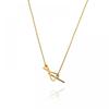 Ami Heart Logo Chain Necklace Ujw918 361 902