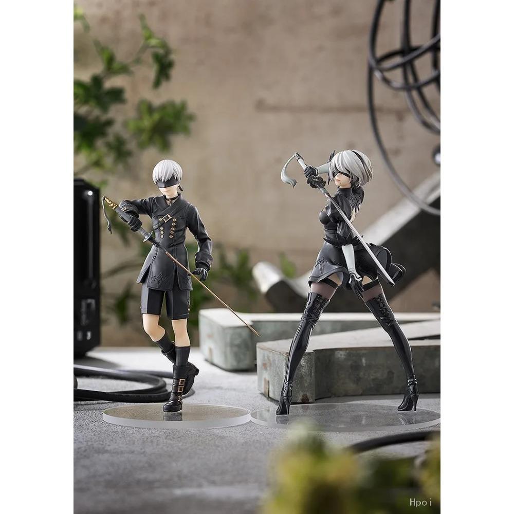 18 см 2B Аниме Игра NieR:Фигурка Автомата YoRHa No. 2 Типа B Анимационные Модели Игрушки Подарки Коллекция Настольные Украшения