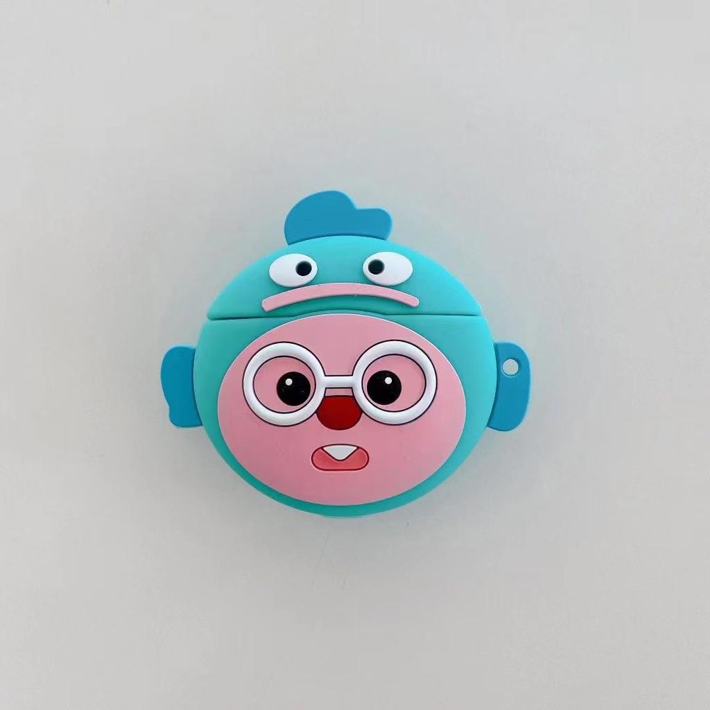 Мультяшные очки рыбка-клоун чехол для AirPods Pro Apple 1-го поколения Bluetooth-гарнитуры милый защитный чехол