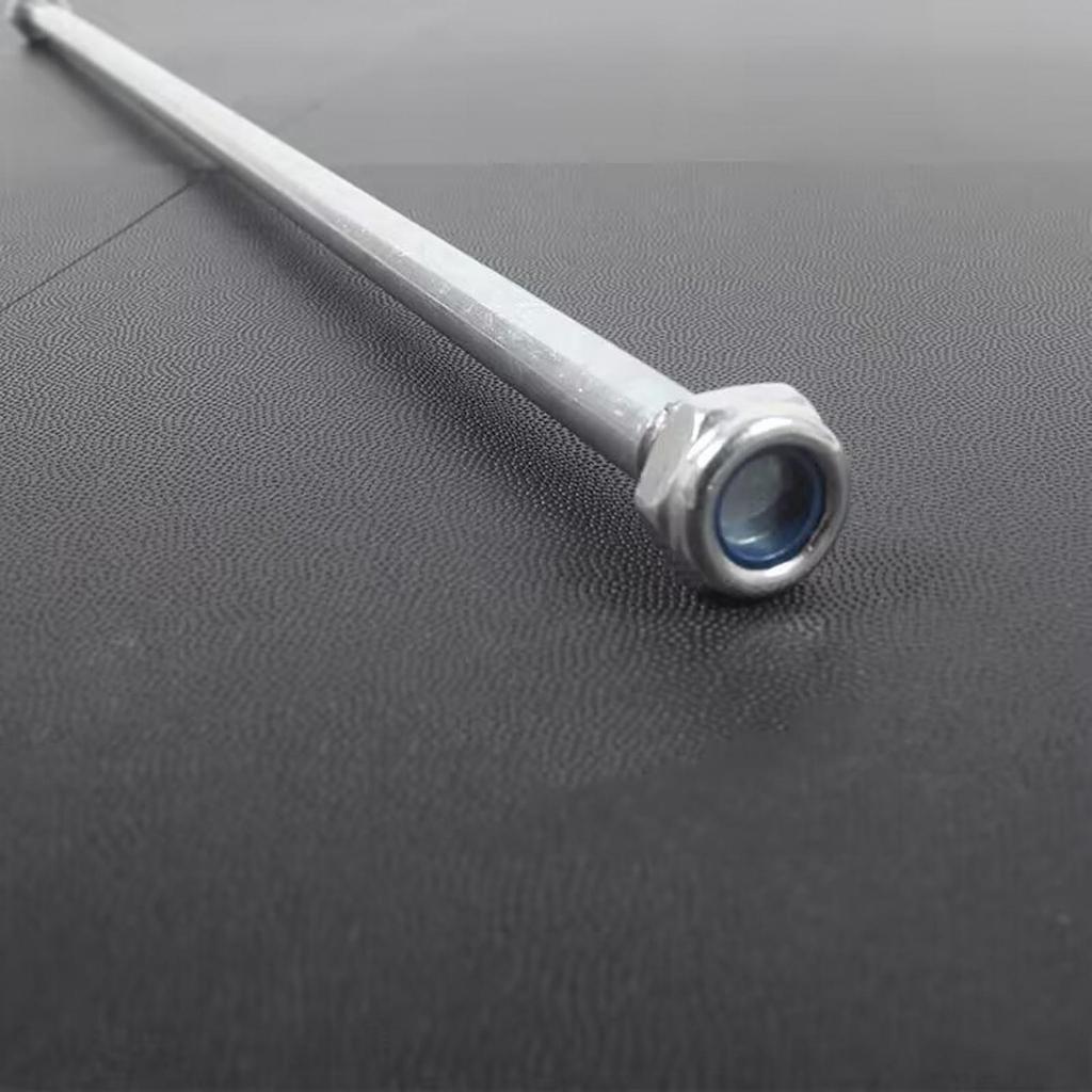 Hand Truck Axle Shaft Maintainance Replacement Metal Axle Shaft for Wagon Material Transport Equipment Trolley Carts Dollies