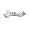 2Pcs Silver an Car License Plate Holder Bracket License Plate Clip Car Loading Bracket For Standard License Plate 11*52cm