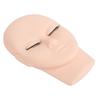 Lash Mannequin Head Makeup Eyelash Extension Practice Doll Head with 3 Pairs Removable Eyelids Double Layer Lashes