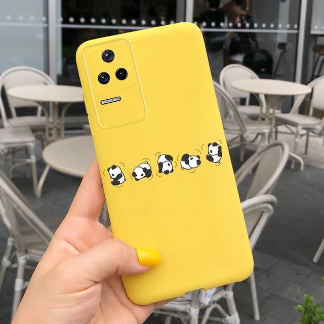 Чехол для Xiaomi Poco F4, чехол с милым мультяшным пришельцем, мягкий силиконовый чехол из ТПУ для телефона Xiaomi Poco F4 GT PocoF4, противоударный чехол
