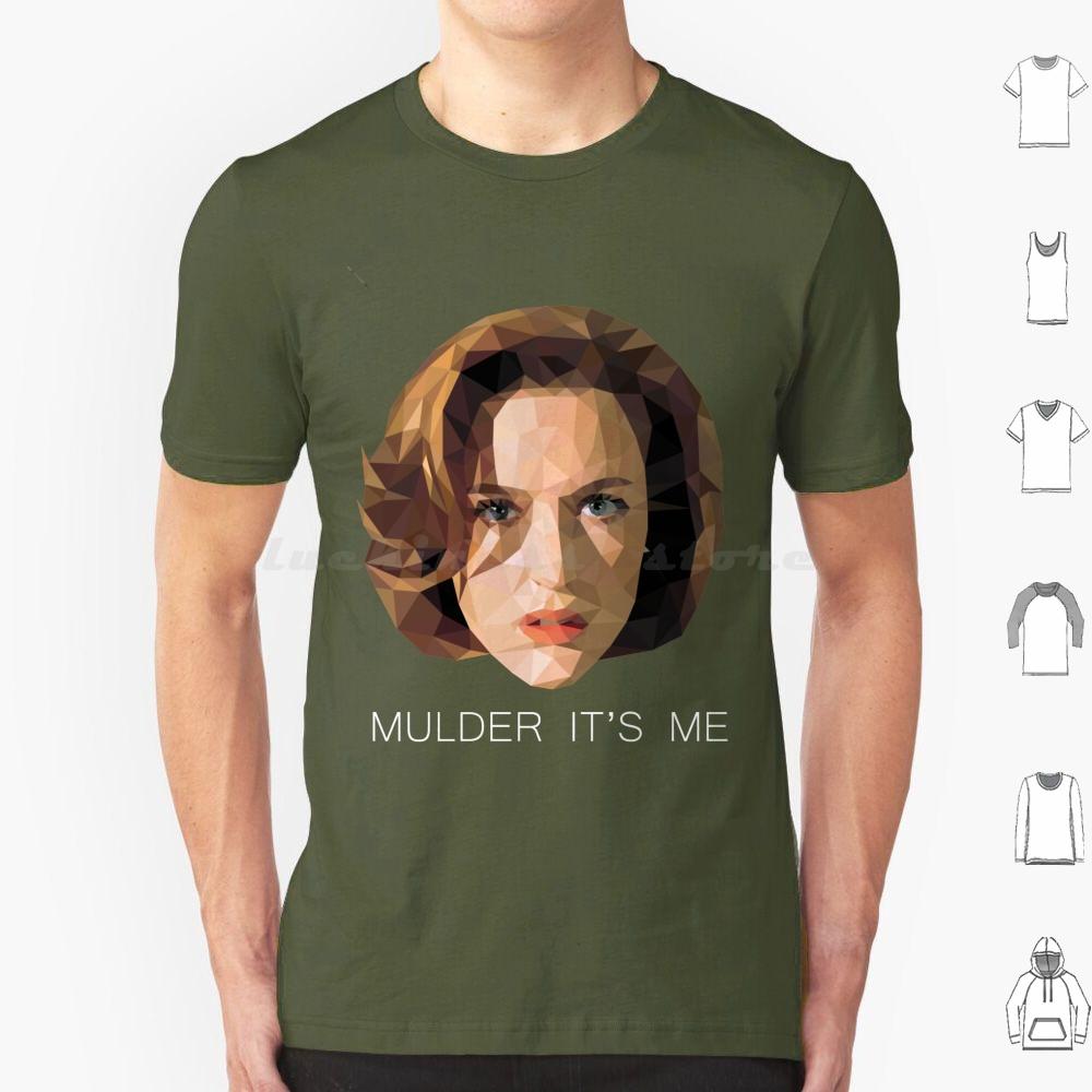 Футболка с надписью Mulder Its Me 6XL Хлопок Прохладная футболка Скалли Секретные материалы Джиллиан Андерсон Дэвид Духовны Секретные материалы X Files Дэна Скалли Малдер
