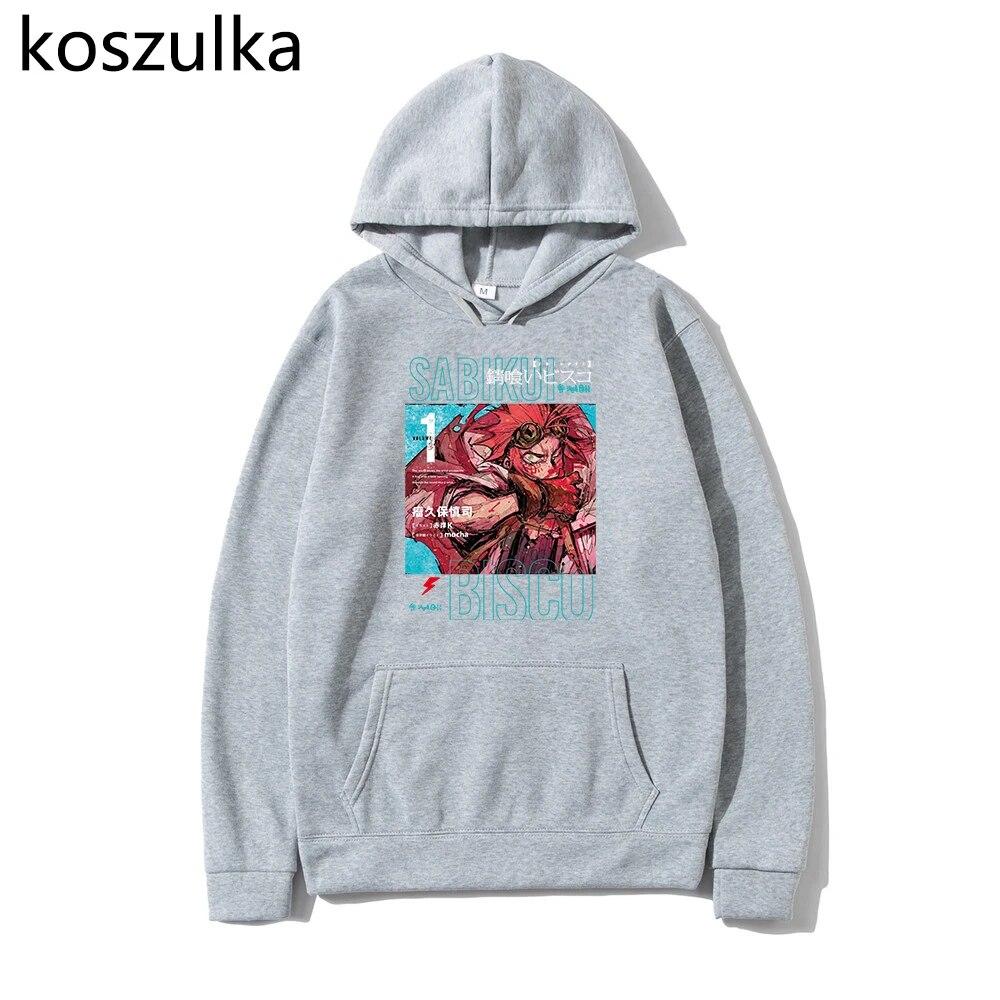 Горячая толстовка с капюшоном в стиле аниме Sabikui Bisco, унисекс, манга, Harajuku Bisco, толстовки с принтом, женские толстовки, винтажные пуловеры, женские зимние топы